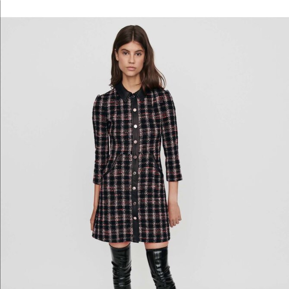 Maje Tweed Dress